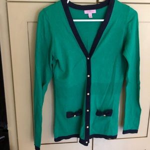 Lilly Pulitzer size Medium Kelly green and navy